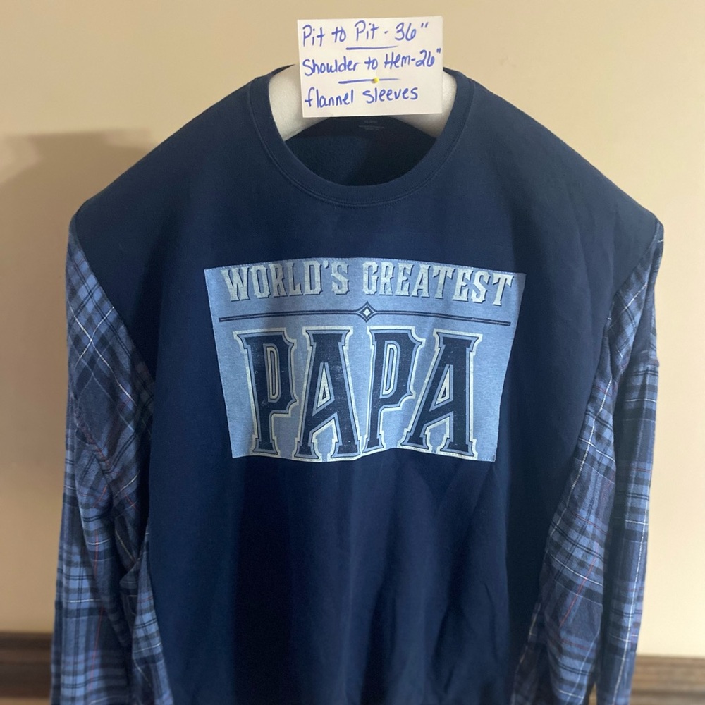 World's Greatest Papa Sweatshirt size 2x